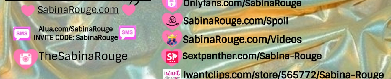 Sabina Rouge banner